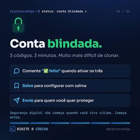 Ilustração de cadeado representando conta blindada e segurança digital de nível bancário